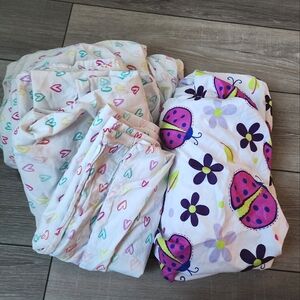 Toddler Bed sheet set and flat sheet